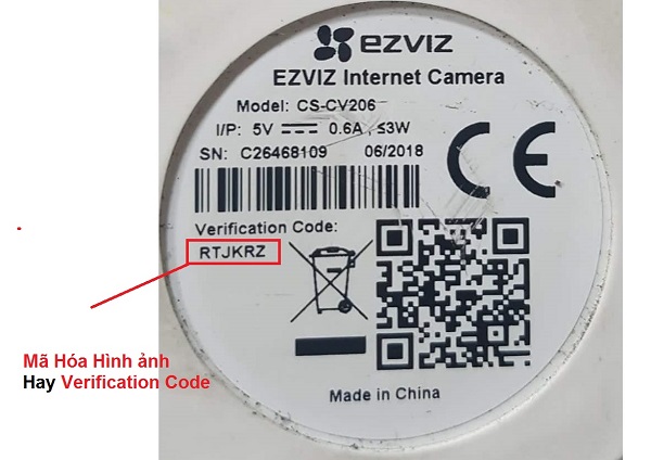 Password mật khẩu mặc định của camera ezviz